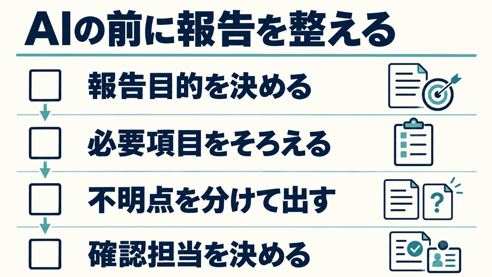 読後の実行チェック